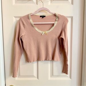 Pink Delia’s crop top